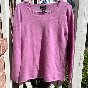 Jones & Co spring Cashmere  scoop neck sweater